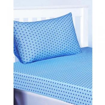 Trucks and Transport Stars Fitted Sheet Set