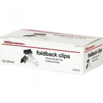 Office Depot 72 Piece Foldback Clip Set