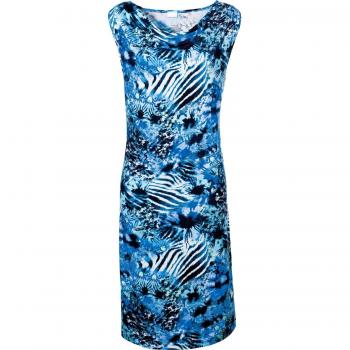 LaritaM Casual Dress Blau – Single-Jersey, Größe 52/54
