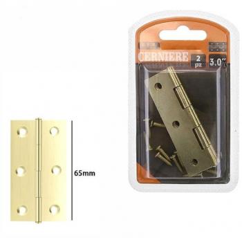 Set di Cerniere in Ottone 65mm
