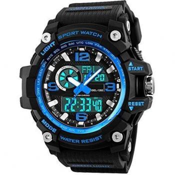Men's Tactical Digital Watch with Timer/Alarm