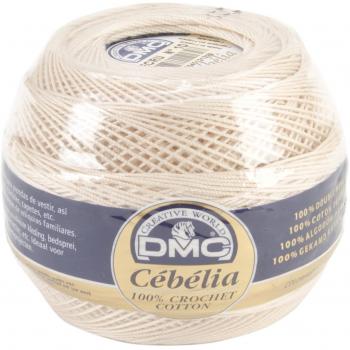 DMC Cebelia Mercerized Cotton Thread Size 10, Ecru