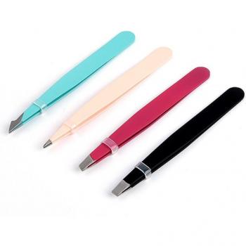4 Stück Brow Tweezer Set, Rostfreier Stahl, für Extensions