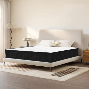Iztoss 160×200 cm Colchón Viscoelástico Memo – 16 cm de Espesor – 7 Zonas Suaves