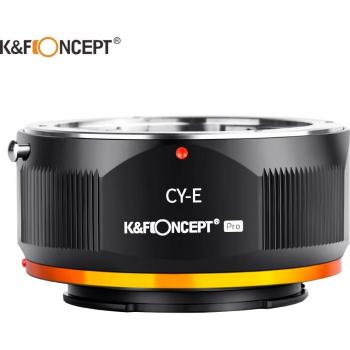 K&F Konzept Adapter für Contax Yashica CY Objektive an Sony E Kameras