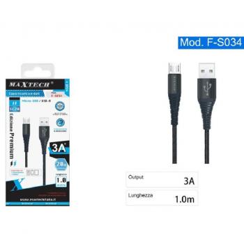Cable Micro USB a USB-A de 1 metro para Transferencia de Datos