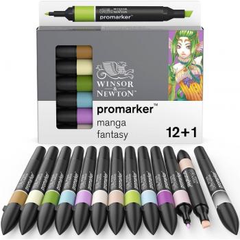 Winsor & Newton Promarker 12er-Set Manga Fantasy