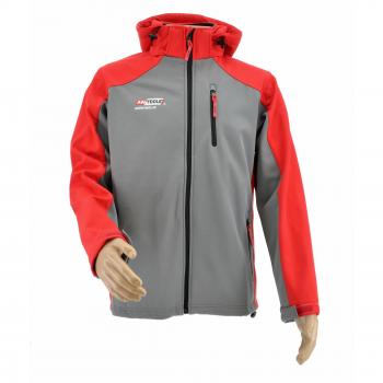 Softshell Bluza T4 Awtools Giacca Rosso-Grigio S