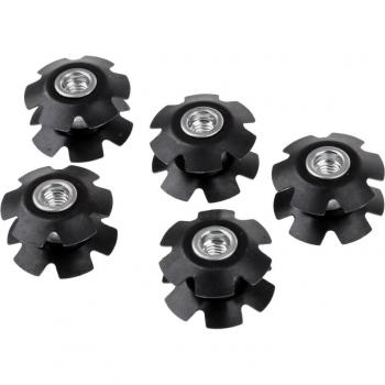 Set mit 5 Fahrrad Gabelkopf Sternmuttern