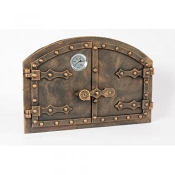 Porta de Four SEZAM Double Fonte avec Thermomètre 500 °C – Rivet Style
