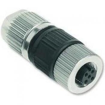 Connettore M12 Harting 21 03 272 2505, 5 poli, presa dritta