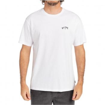 Billabong T-Shirt A Maniche Corte Arch Wave White XS