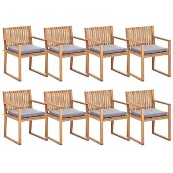 Chaise de Jardin Moderne Sassari II Gris