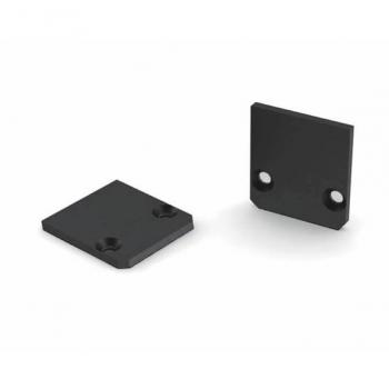 Tappo di chiusura SL15 FL in alluminio anodizzato nero