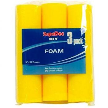SupaDec 255 mm Foam Roller Refill Set – Three Units