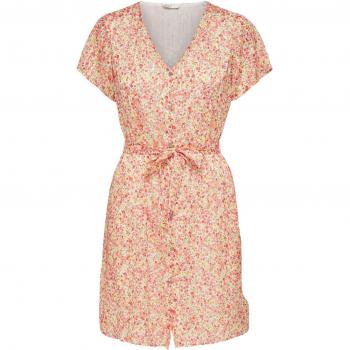 Damenkleid Only onlmandi mit Knopf
