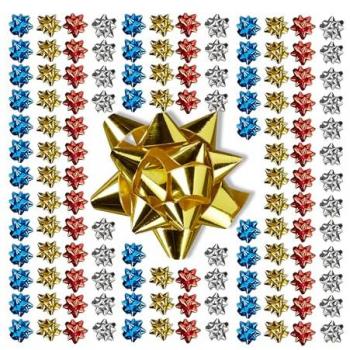 Set di 200 Fiocchetti per Decorazioni Regalo, 5x5 cm