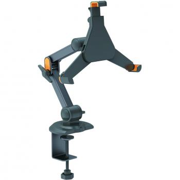 Nilox Universal Snodato Supporto da Tavolo per iPad, Ebook e Tablet PC Nero