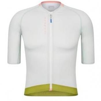 Camicia Isadore Shortsmanica Bianco Verde XXL