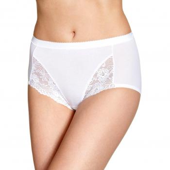 Culotte Sloggi Romance Maxi Bianco