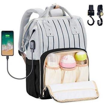 Zaino Immaginario Mamma: Neonato, Fasciatoio, 3 Tasche, Impermeabile