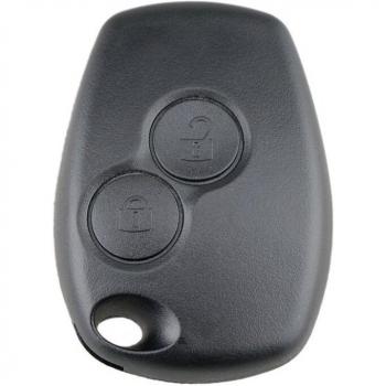 Cubierta de llave de coche, 2 botones, sin logotipo, para Renault Dacia, Modus, Clio 3, Twingo, Kangoo 2
