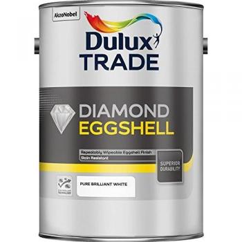 Dulux Trade Diamond Eggshell 5L Pure Brilliant White