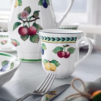 Villeroy & Boch Tasse French Garden Fleurence Jumbo-Becher, Porzellan