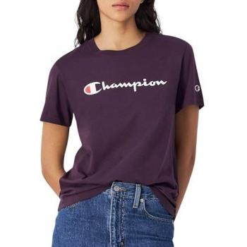 T-Shirt Script Shop Big Logo Fioletowa