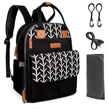 Kkomforme 26L Baby Changing Bag with Stroller Strap