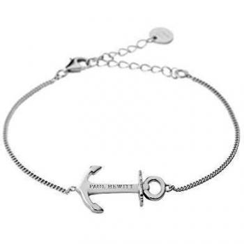 Bracelet chaîne Femme en Argent 925 avec Pendentif Ancre (plaqué Argent)