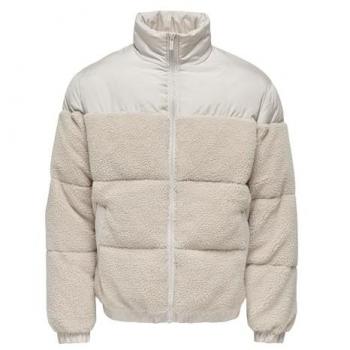 Only & Sons Beige Daunenjacke Regular Fit Herren