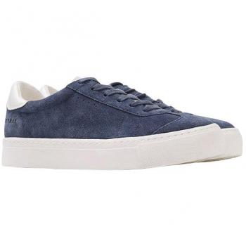 La Redoute Esprit Damen-Leder-Sneakers in Größe 41, Farbe Blau
