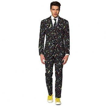 Opposuit Men's Disco Dude Suit – Electric Flares