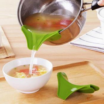 Cacerola de Cocina Silicona con Desviador de Líquidos