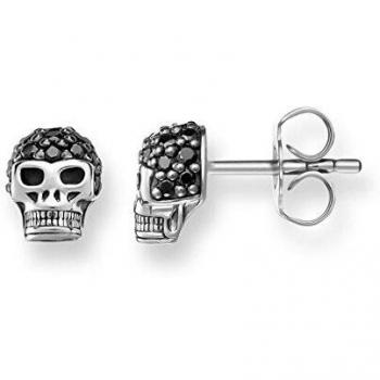 Pendientes Thomas Sabo calavera plata