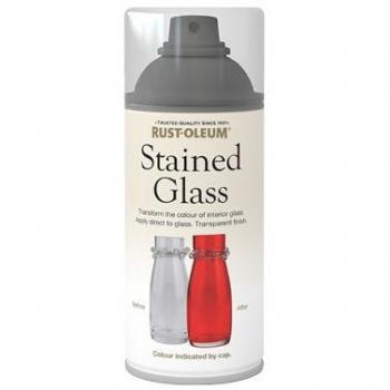 Rust-Oleum 150ml Stained Glass Effect Spray Paint in Transparent Finish