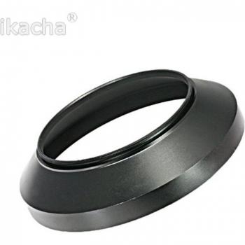 Filtro de luz difuso metálico negro con montura de rosca – 58 mm