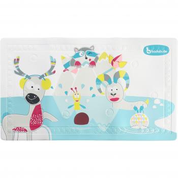 Tapis de bain multicolore avec thermomètre