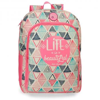 Mochila Escolar Roll Road Life 15.6L Multicolor 30x40x13 cms