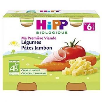 HiPP Bio‑Gemüse & Schinken Packung – 2 × 190 g – ab 6 Monaten