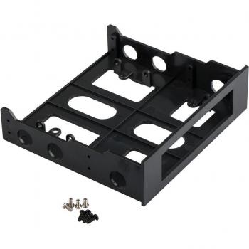 Soporte Transición de Disco Duro 3,5″ a 5,25″ en Plástico