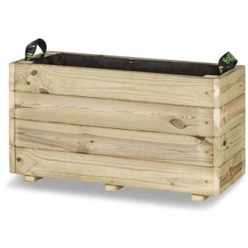 Jardinera Rectangular de Madera Tratada Ghio