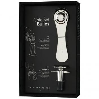 Verchromtes Chic‑Set – L’Atelier du Vin 95344‑2