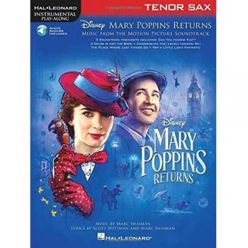 Hal Leonard Mary Poppins Returns Tenor Sax Instrumental Play-Along