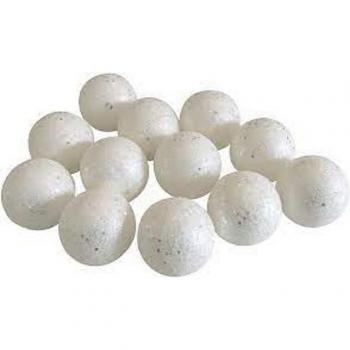 BURI 24 Schneeball-Christbaumkugeln