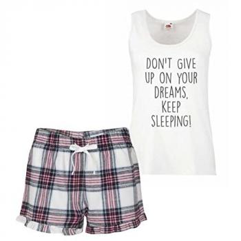 Pink “Never Quit” Bedtime Wear – Women’s Medium