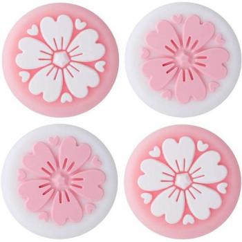 4PCS Cherry Blossom Thumb Grip Covers for Nintendo Switch Lite