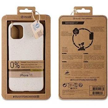 Muvit ChangeShield: custodia eco in cotone e bambù per iPhone 11