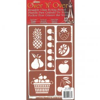 Armour Reusable Over n Over Glass Etching Stencil